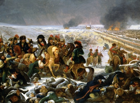 Наполеон на поле боя под Эйлау