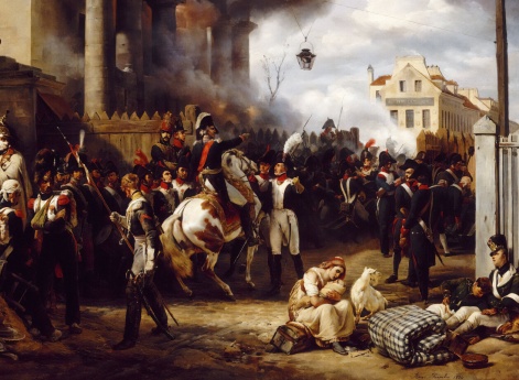 Оборона заставы Клиши в Париже в 1814 г.