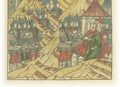 Великий князь Дмитрий Иванович возвращается в Москву из Новгорода, но оставляет там своих воевод вместе с владимирцами, переславцами, юрьевцами, муромцами и ярославцами.