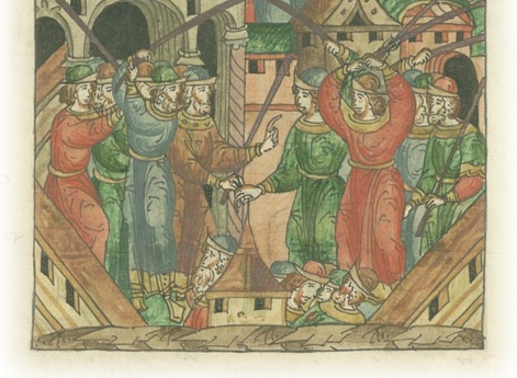 Знамение в Новгороде в церкви от иконы Честного и Славного Покрова Пречистой Богородицы.