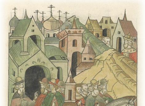 Великий князь Иван Васильевич отпускает мазовецкого посла Ивана в его землю к Мазовецкому князю Кондрату со своими послами.