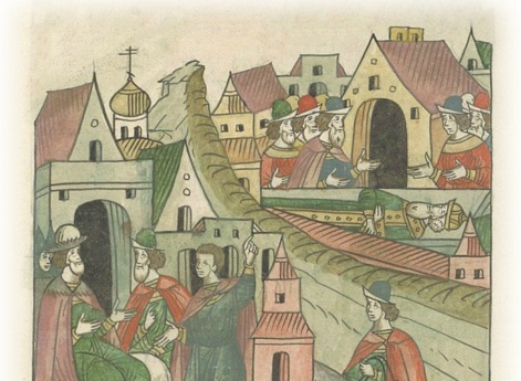 Великий князь Василий Иванович получает известие о кончине великого Литовского князя Александра.