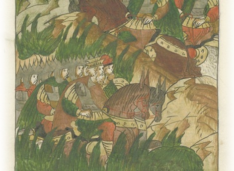 Воеводы великого князя Василия Ивановича не могут пройти за литовскими воеводами из-за крепостей и труднодоступных мест.