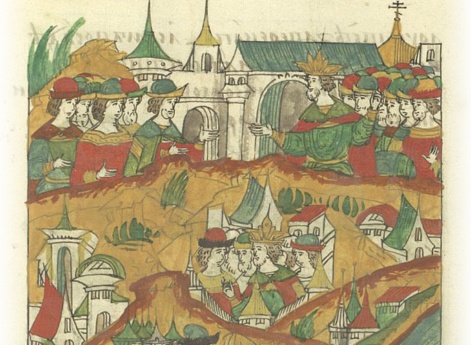 Князь Дмитрий Иванович Вишневский присылает к царю Ивану Васильевичу Ивана Мячкова с рассказом о своем пути на улусы Крымского царя. Князь Вишневский идет в Ислам-Кирмень и хочет пойти за Перекоп и под Козлев на улусы Крымского царя. Онуфрий Лашицкий прих
