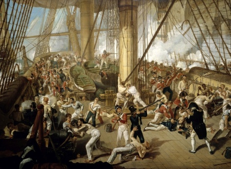 Гибель Нельсона в битве при Трафальгаре