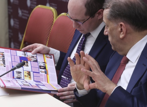 Выступление М.В.Баранова в Доме Российского исторического общества на круглом столе, посвящённым истории борьбы с колониализмом