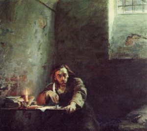 Над развалинами беспощадно разбитого существования встает тихий, грустный и благородный образ мудрого и справедливого человека