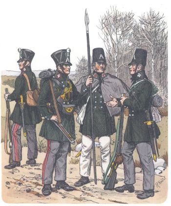 Ангальт-Кётен. Добровольцы (1813)