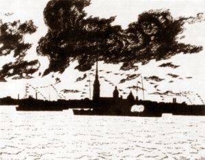 Философы покидают Петроград на пароходе