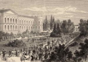 Первые занятия в Киевском Императорском университете св. Владимира и его торжественное открытие