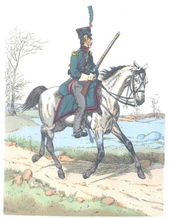 Франкфурт-на-Майне. Добровольческие конные егеря (1814)