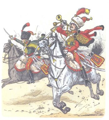 Франция. 7-й гусарский полк